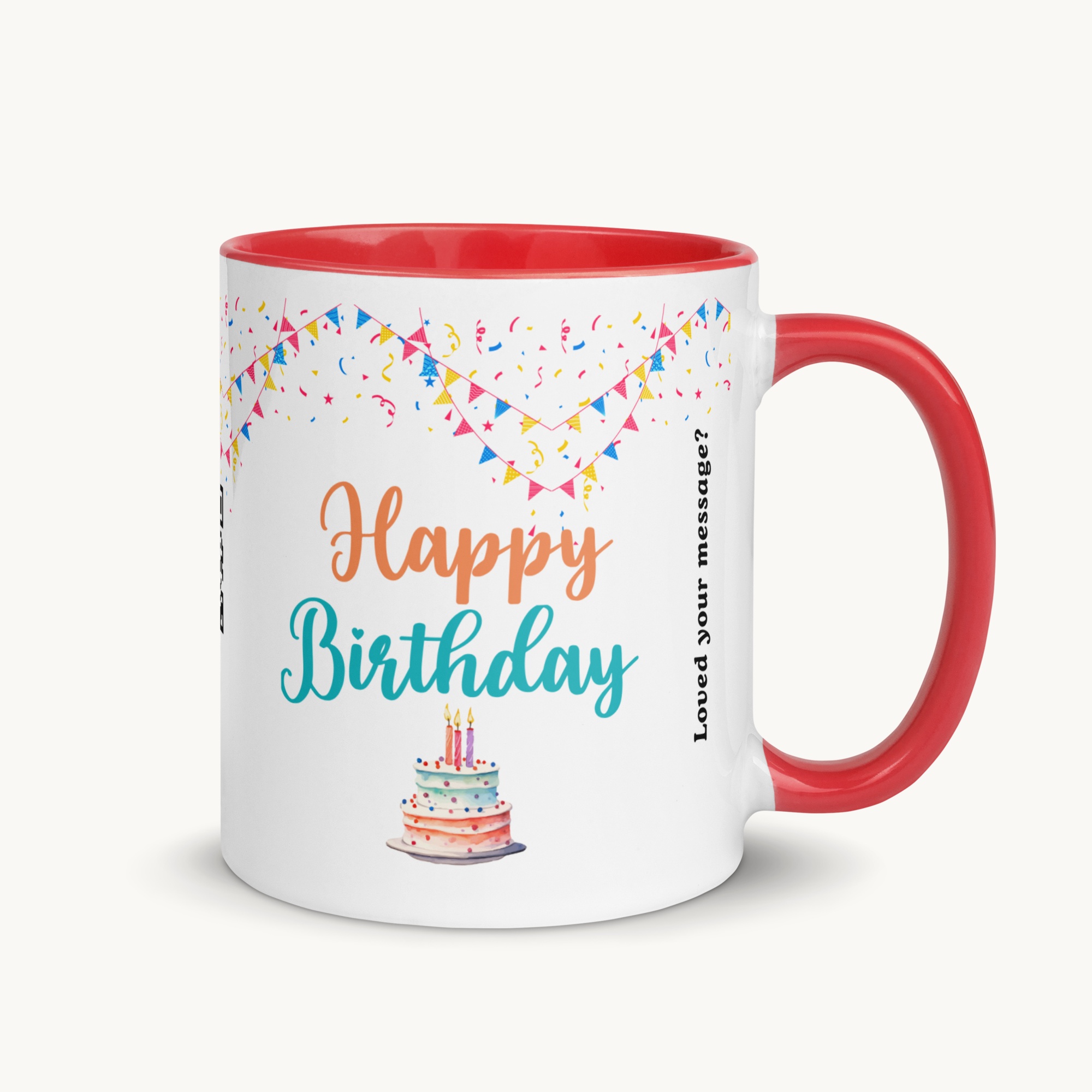 Personalised Birthday Video Message Mug