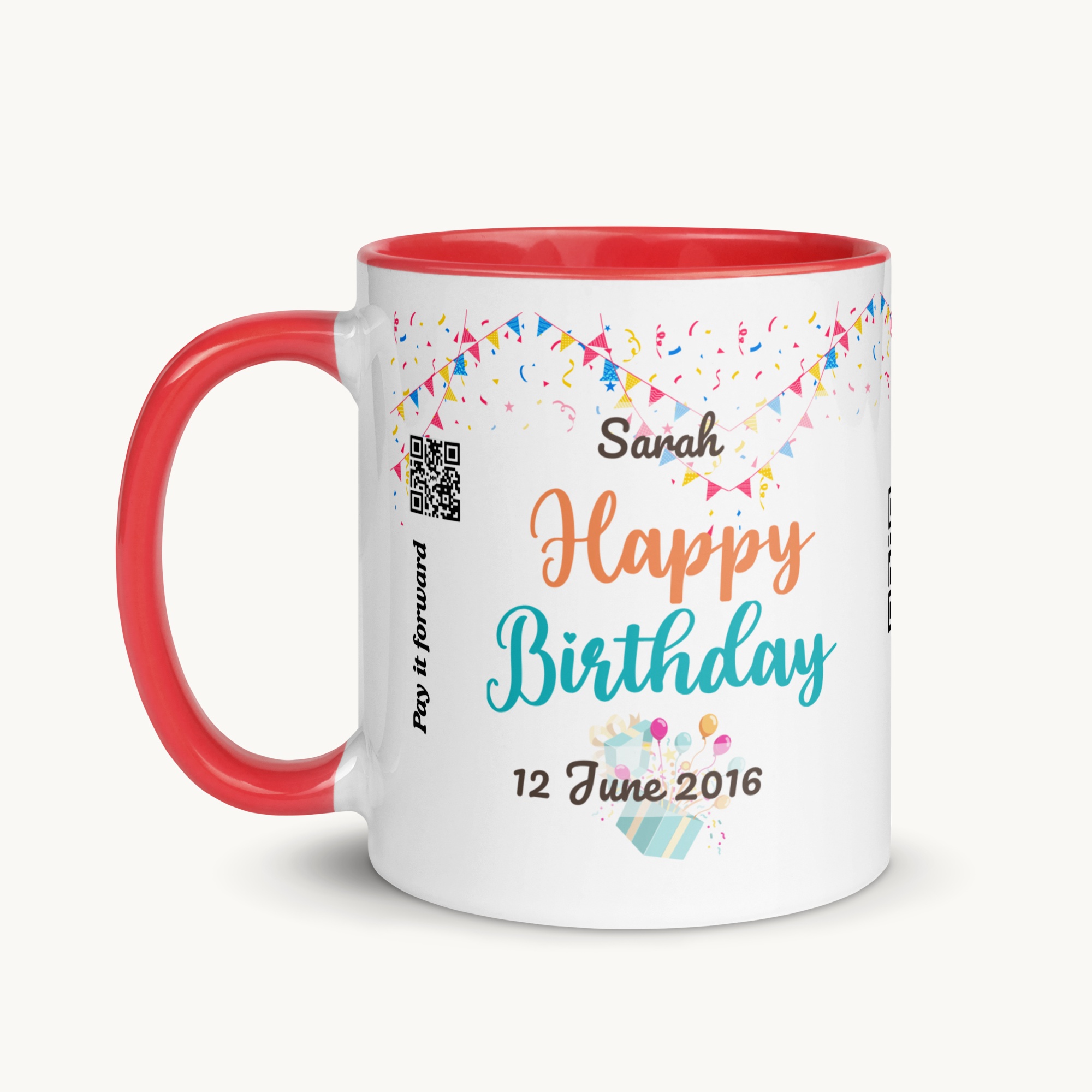 Personalised Birthday Video Message Mug - Image 3
