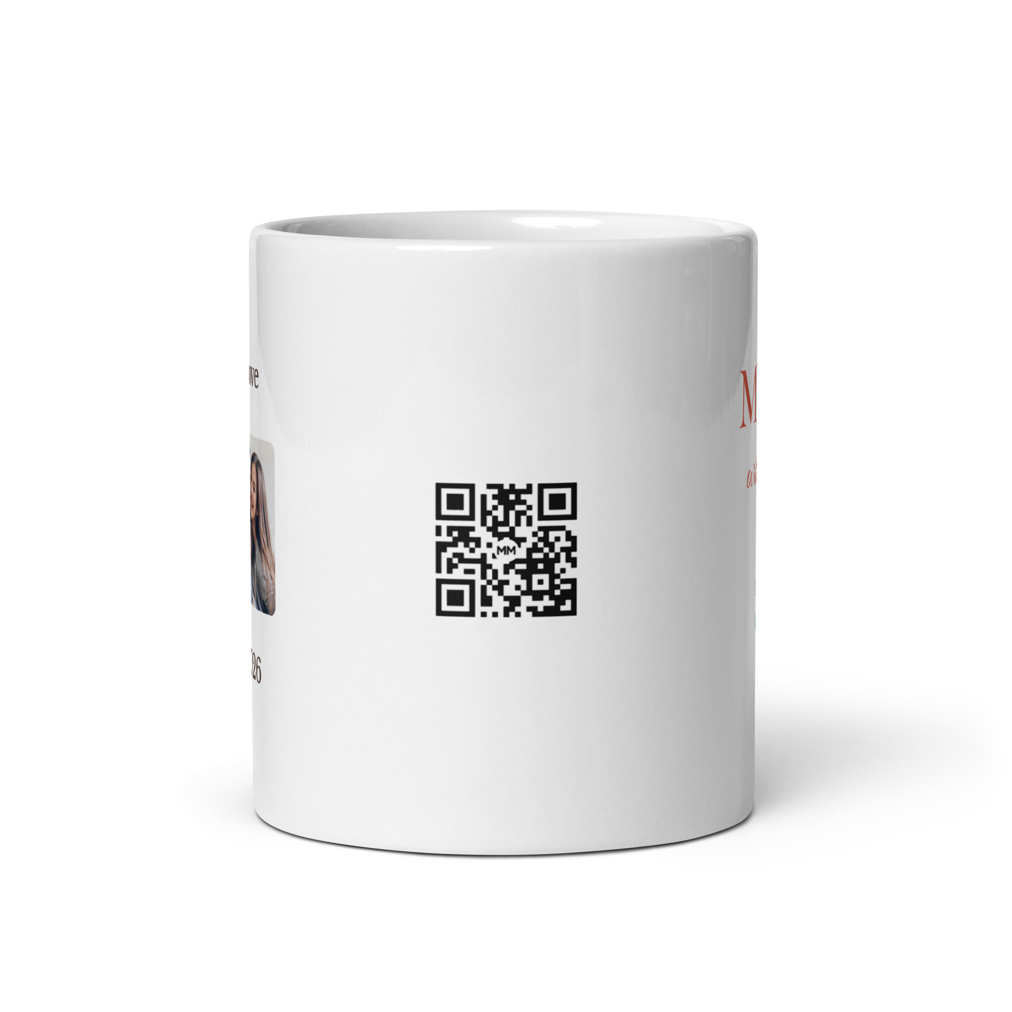 Mum With Love – Personalised Video Message Mug - Image 3