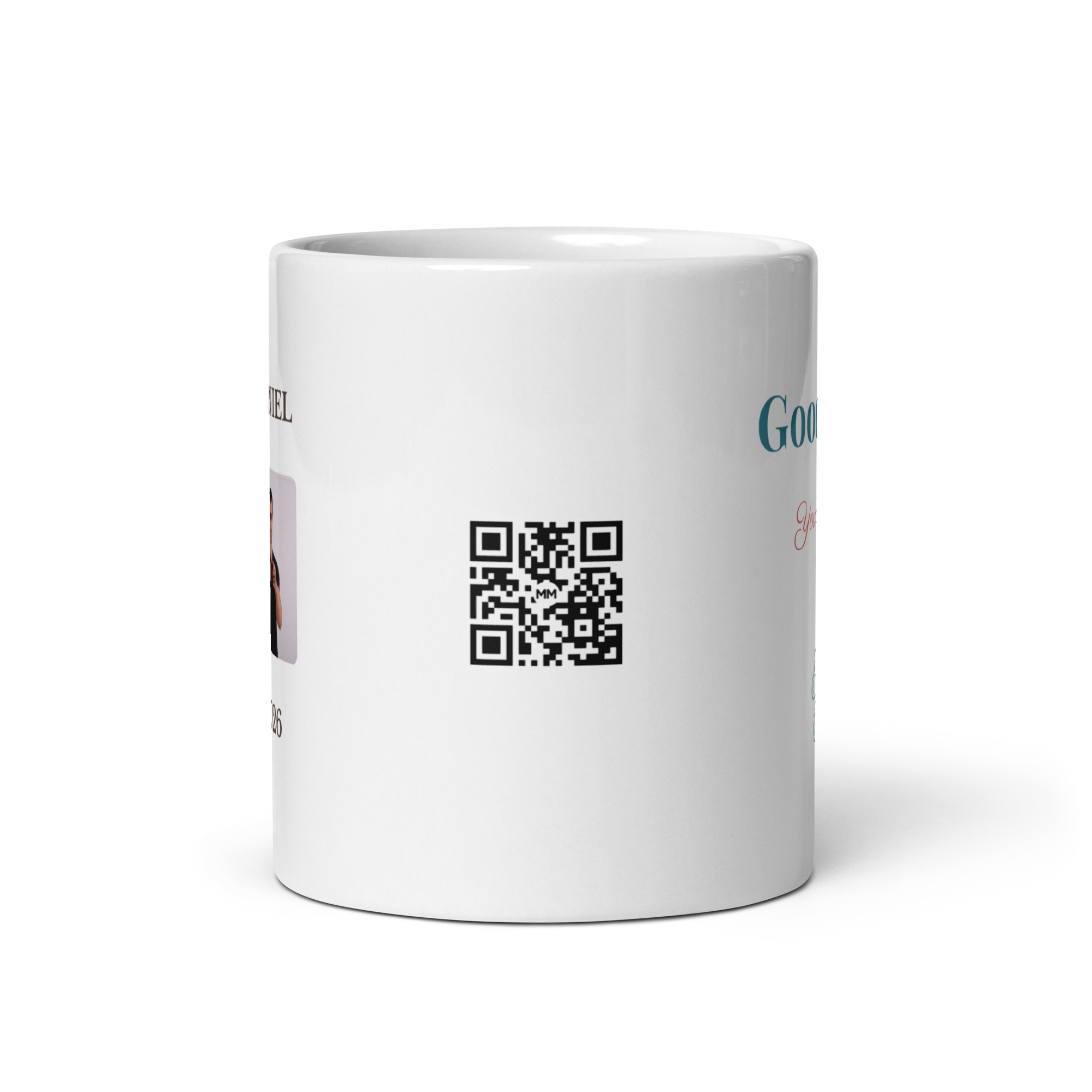 Good Luck – Personalised Video Message Mug - Image 3