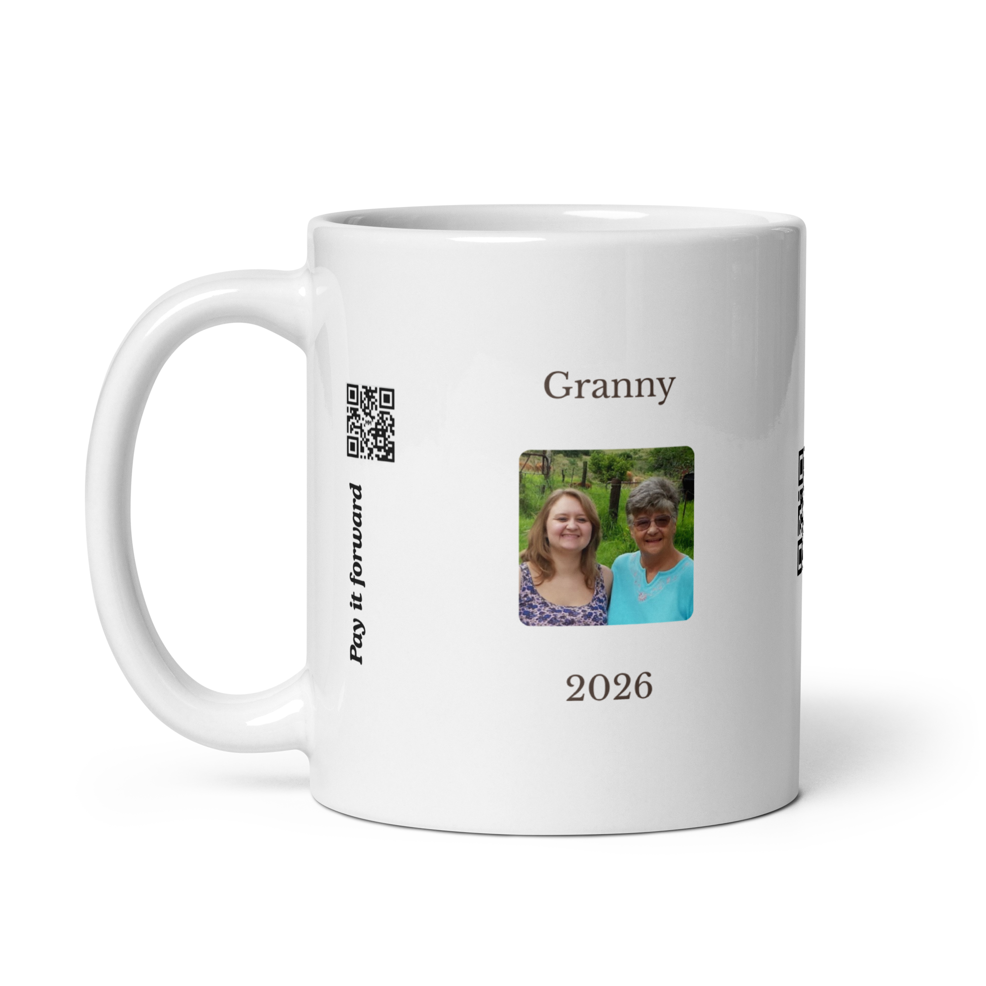 Sit With Me A While – Personalised Message Mug - Image 3