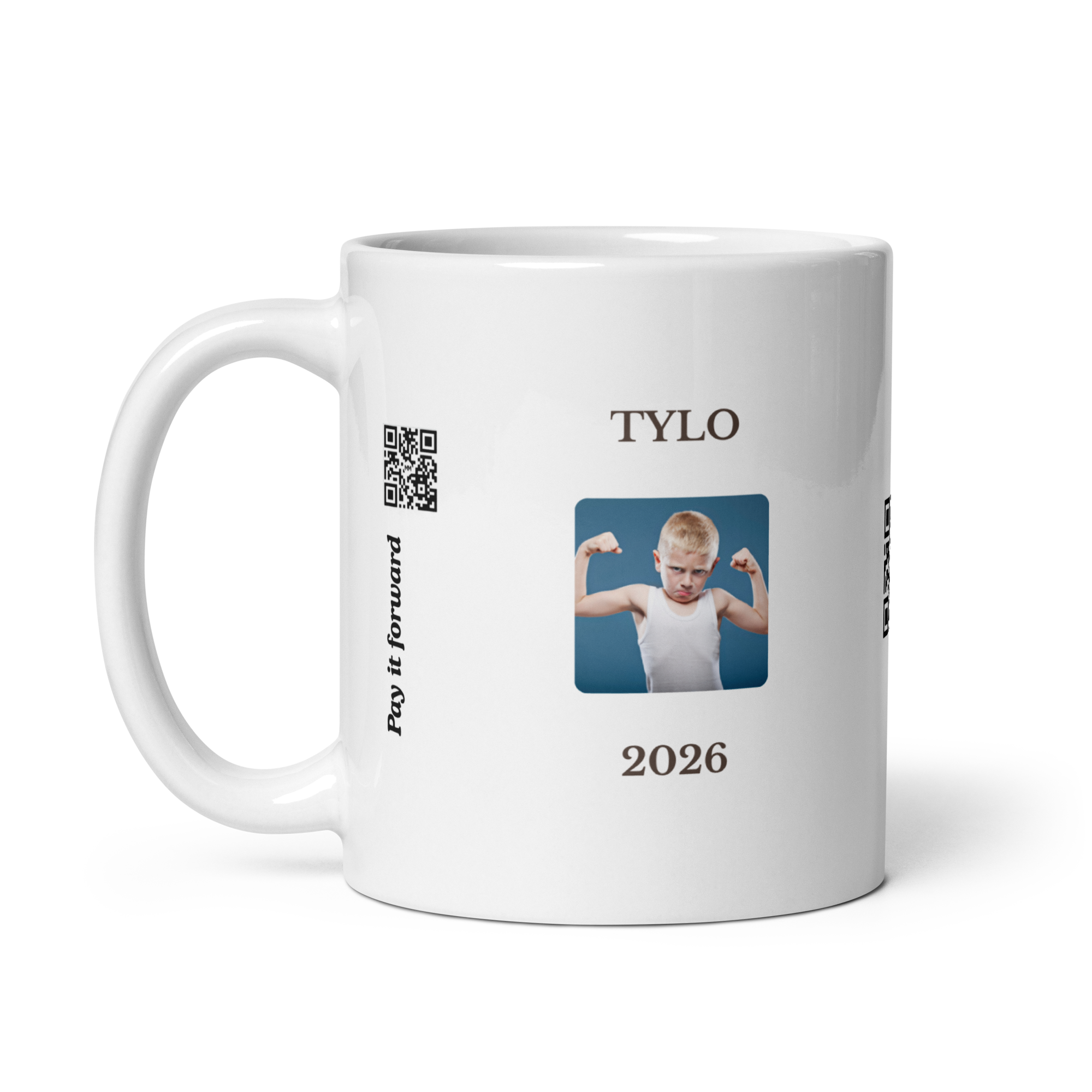 Stronger Than You Think – Personalised Video Message Mug - Image 2
