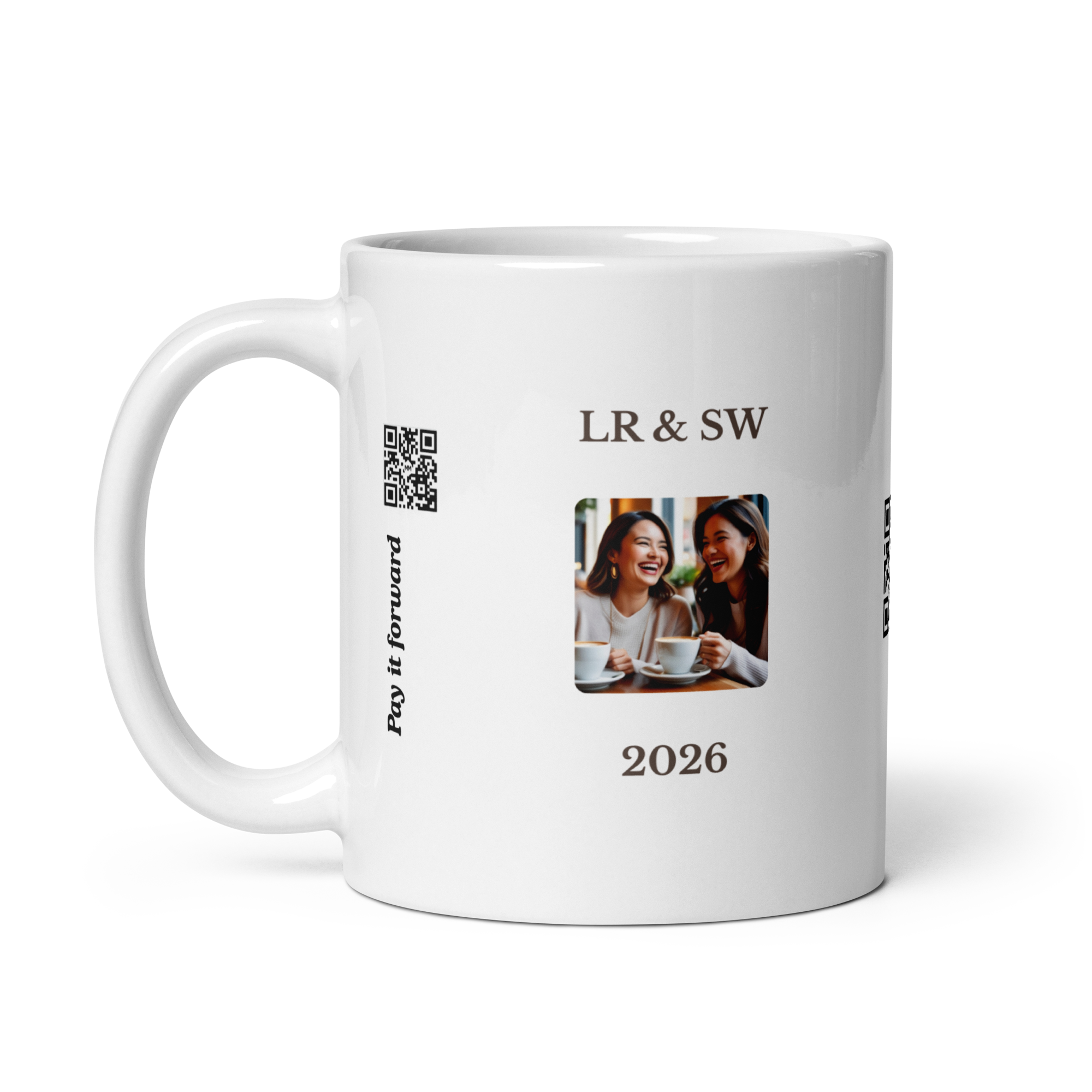 Good Friends Make the Best Memories – Personalised Video Message Mug - Image 2