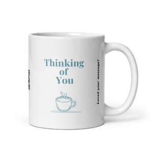 Thinking Of You – Personalised Message Mug