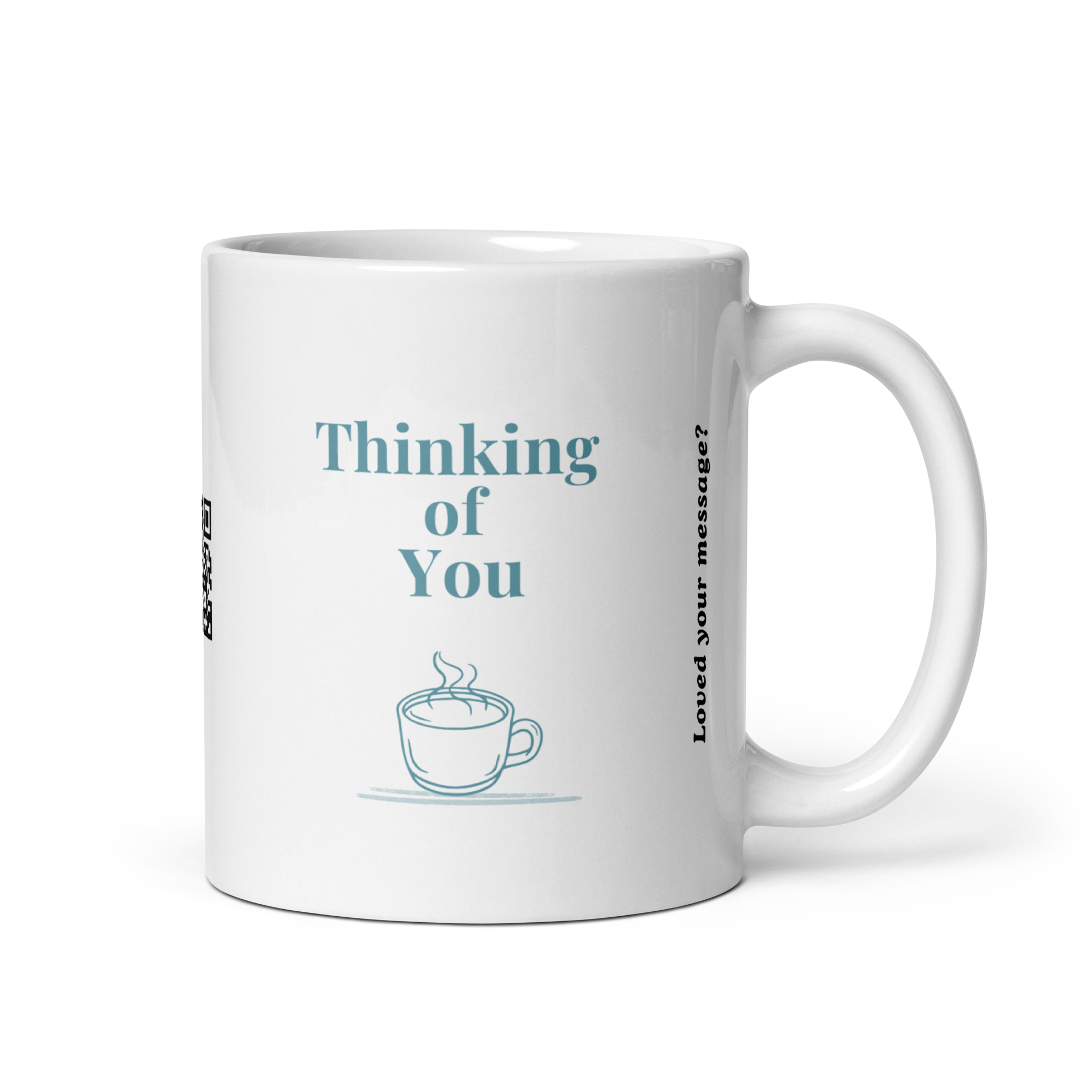 Thinking Of You – Personalised Message Mug