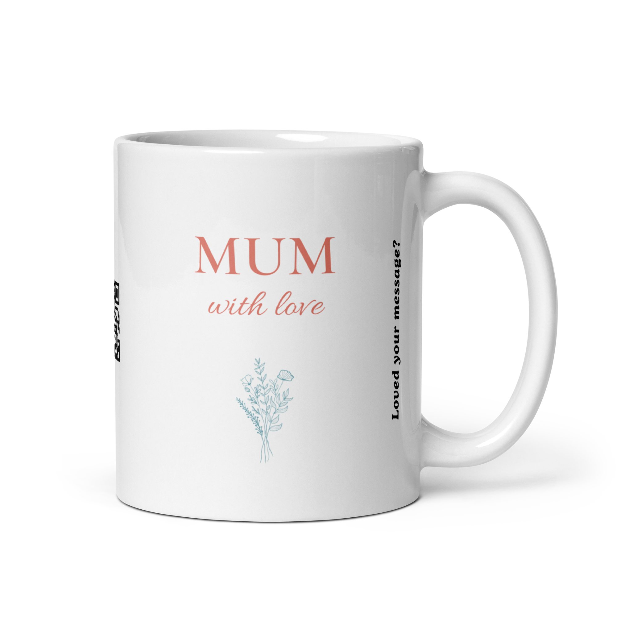 Mum With Love – Personalised Video Message Mug