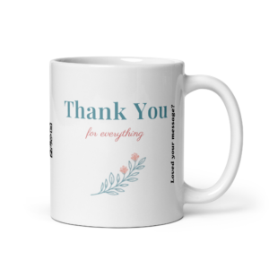 Thank You – Personalised Video Message Mug